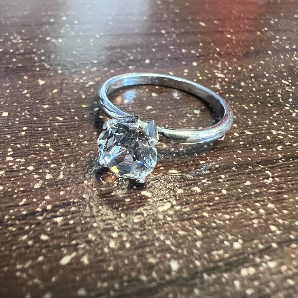 Faux Diamond Ring